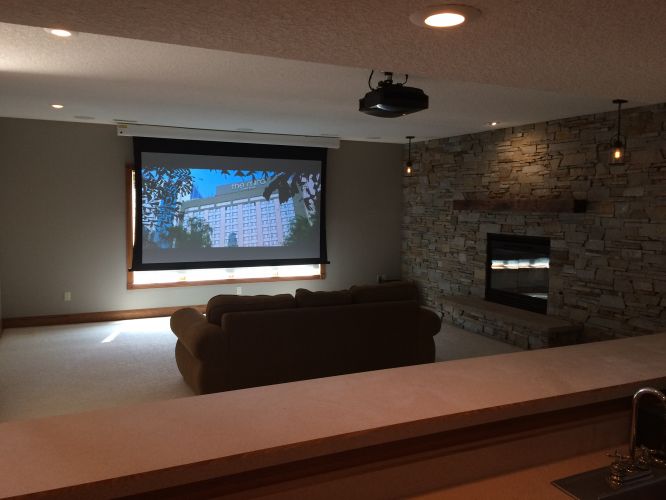 Lower Level Home Theater