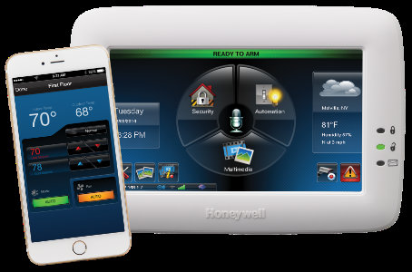 One of our home security systems in Des Moines, IA