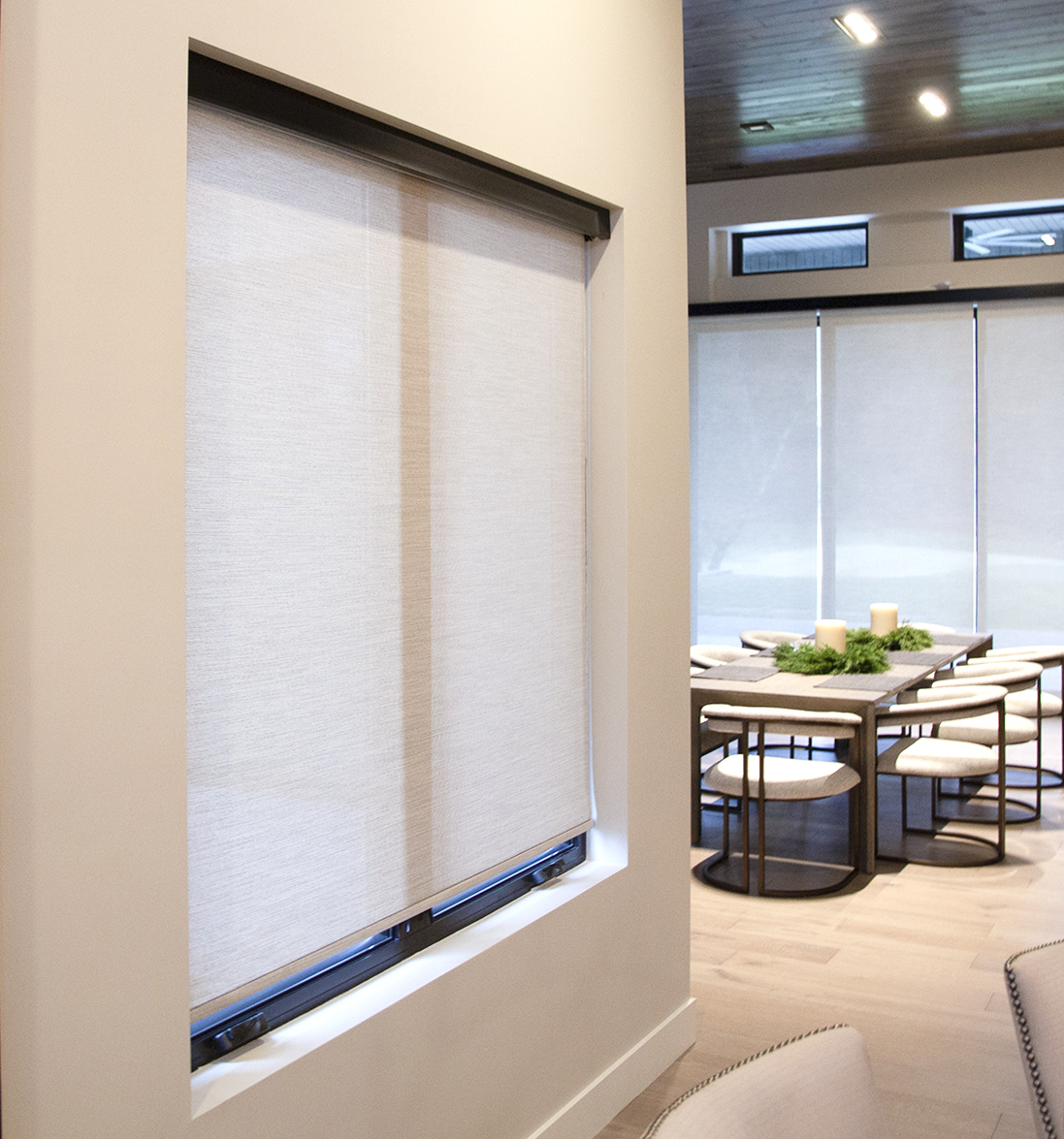 Cream Auto Shades — Des Moines, IA — A Tech Home Alarm Systems in Des