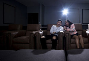 Couple Watching Movie — Des Moines, IA — A Tech